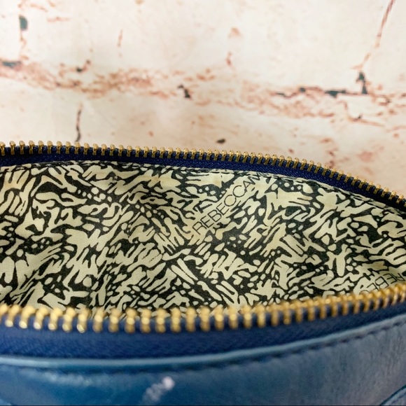 Rebecca Minkoff Mini Mac Blue Leather Crossbody - Picture 8 of 9